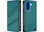 Custodia Per Xiaomi Redmi A5, Custodia A Portafoglio In Finto Cuoio Con Slot Per Carte E Funzione Stand GrüN
