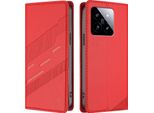 Custodia Per Xiaomi 14, Custodia A Portafoglio In Finto Cuoio Con Slot Per Schede E Funzione Stand Rot
