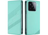 Custodia Per Xiaomi 15, Custodia A Portafoglio In Finto Cuoio Con Slot Per Schede E Funzione Stand TüRkis