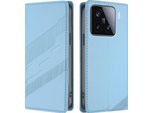 Custodia Per Xiaomi 15, Custodia A Portafoglio In Finto Cuoio Con Slot Per Schede E Funzione Stand Hellblau