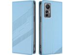 Custodia Per Xiaomi 12 Lite, Custodia A Portafoglio In Finto Cuoio Con Slot Per Carte E Funzione Stand Hellblau