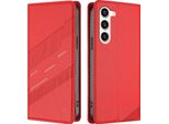 Custodia Per Samsung Galaxy S23+, Custodia A Portafoglio In Finto Cuoio Con Slot Per Schede E Funzione Stand Rot