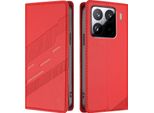 Custodia Per Xiaomi 15 Pro, Custodia A Portafoglio In Finto Cuoio Con Slot Per Schede E Funzione Stand Rot
