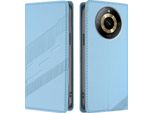 Custodia Per Realme 11 4G, Custodia A Portafoglio In Finto Cuoio Con Slot Per Carte E Funzione Stand Hellblau