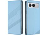 Custodia Per Oneplus Nord 4, Custodia A Portafoglio In Finto Cuoio Con Slot Per Schede E Funzione Stand Hellblau