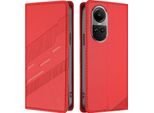 Custodia Per Oppo Reno10 / Reno10 Pro 5G, Custodia A Portafoglio In Finto Cuoio Con Slot Per Schede E Funzione Stand Rot