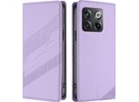 Custodia Per Oneplus 10T, Custodia A Portafoglio In Finto Cuoio Con Slot Per Schede E Funzione Stand Violett