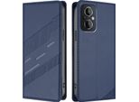 Custodia Per Oneplus Nord N20 5G, Custodia A Portafoglio In Finto Cuoio Con Slot Per Schede E Funzione Stand Blau