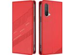 Custodia Per Oneplus Nord Ce 5G, Custodia A Portafoglio In Finto Cuoio Con Slot Per Schede E Funzione Stand Rot