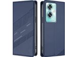 Custodia Per Oneplus Nord N30 Se, Custodia A Portafoglio In Finto Cuoio Con Slot Per Schede E Funzione Stand Blau