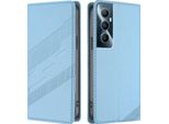 Custodia Per Realme C65 4G, Custodia A Portafoglio In Finto Cuoio Con Slot Per Carte E Funzione Stand Hellblau