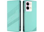 Custodia Per Oppo Reno9 / Reno9 Pro 5G, Custodia A Portafoglio In Finto Cuoio Con Slot Per Carte E Funzione Stand TüRkis