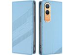 Custodia Per Oneplus Nord CE4 Lite, Custodia A Portafoglio In Finto Cuoio Con Slot Per Schede E Funzione Stand Hellblau
