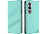 Custodia Per Oneplus Nord CE4, Custodia A Portafoglio In Finto Cuoio Con Slot Per Schede E Funzione Stand TüRkis