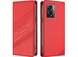 Custodia Per Oneplus Nord N300, Custodia A Portafoglio In Finto Cuoio Con Slot Per Schede E Funzione Stand Rot