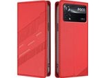 Custodia Per Xiaomi Poco X4 Pro 5G, Custodia A Portafoglio In Finto Cuoio Con Slot Per Schede E Funzione Stand Rot