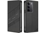 Custodia Per Realme C75 4G, Custodia A Portafoglio In Finto Cuoio Con Slot Per Carte E Funzione Stand Schwarz