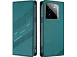 Custodia Per Realme Gt 7 Pro, Custodia A Portafoglio In Finto Cuoio Con Slot Per Carte E Funzione Stand GrüN