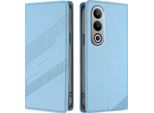 Custodia Per Oneplus Nord CE4, Custodia A Portafoglio In Finto Cuoio Con Slot Per Schede E Funzione Stand Hellblau