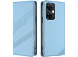 Custodia Per Oneplus Nord N30 / Nord Ce 3 Lite, Custodia A Portafoglio In Finto Cuoio Con Slot Per Schede E Funzione Stand Hellblau