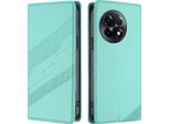 Custodia Per Oneplus 11R, Custodia A Portafoglio In Finto Cuoio Con Slot Per Schede E Funzione Stand TüRkis