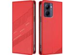 Custodia Per Realme C33, Custodia A Portafoglio In Finto Cuoio Con Slot Per Carte E Funzione Stand Rot