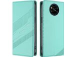 Custodia Per Xiaomi Poco X3/Poco X3 Nfc/Poco X3 Pro, Custodia A Portafoglio In Finto Cuoio Con Slot Per Carte E Funzione Stand TüRkis