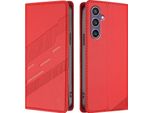 Custodia Per Samsung Galaxy S23 Fe, Custodia A Portafoglio In Finto Cuoio Con Slot Per Schede E Funzione Stand Rot