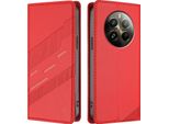 Custodia Per Realme 12 Pro/Realme 12 Pro+, Custodia A Portafoglio In Finto Cuoio Con Slot Per Carte E Funzione Stand Rot
