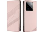 Custodia Per Realme Gt 7 Pro, Custodia Portafoglio In Finto Cuoio Con Slot Per Carte E Funzione Stand Rosa