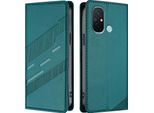 Custodia Per Xiaomi Redmi 12C/Redmi 11A/Poco C55, Custodia A Portafoglio In Finto Cuoio Con Slot Per Carte E Funzione Stand GrüN