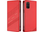 Custodia Per Samsung Galaxy S20+, Custodia A Portafoglio In Finto Cuoio Con Slot Per Schede E Funzione Stand Rot