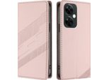 Custodia Per Oneplus Nord N30 / Nord Ce 3 Lite, Custodia A Portafoglio In Finto Cuoio Con Slot Per Schede E Funzione Stand Rosa
