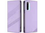 Custodia Per Xiaomi Redmi Note 8, Custodia Portafoglio In Finto Cuoio Con Slot Per Schede E Funzione Stand Violett