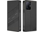 Custodia Per Xiaomi 11T / 11T Pro, Custodia A Portafoglio In Finto Cuoio Con Slot Per Schede E Funzione Stand Schwarz