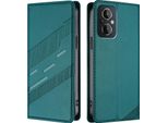 Custodia Per Oneplus Nord N20 5G, Custodia A Portafoglio In Finto Cuoio Con Slot Per Schede E Funzione Stand GrüN