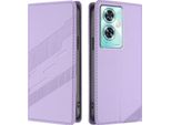Custodia Per Oneplus Nord N30 Se, Custodia A Portafoglio In Finto Cuoio Con Slot Per Schede E Funzione Stand Violett