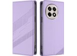 Custodia Per Oneplus 13R, Custodia A Portafoglio In Finto Cuoio Con Slot Per Schede E Funzione Stand Violett