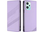 Custodia Per Oneplus Nord 2 Lite / Nord Ce 2 Lite 5G, Custodia A Portafoglio In Finto Cuoio Con Slot Per Schede E Funzione Stand Violett