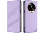 Custodia Per Realme 13 Pro/Realme 13 Pro+, Custodia A Portafoglio In Finto Cuoio Con Slot Per Carte E Funzione Stand Violett