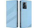 Custodia Per Oneplus Nord N300, Custodia A Portafoglio In Finto Cuoio Con Slot Per Schede E Funzione Stand Hellblau