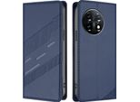 Custodia Per Oneplus 11, Custodia A Portafoglio In Finto Cuoio Con Slot Per Schede E Funzione Stand Blau