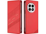 Custodia Per Oneplus 13, Custodia A Portafoglio In Finto Cuoio Con Slot Per Schede E Funzione Stand Rot