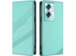 Custodia Per Oneplus Nord N30 Se, Custodia A Portafoglio In Finto Cuoio Con Slot Per Carte E Funzione Stand TüRkis