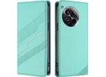 Custodia Per Oneplus 12, Custodia A Portafoglio In Finto Cuoio Con Slot Per Schede E Funzione Stand TüRkis