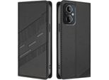Custodia Per Oneplus Nord N20 5G, Custodia A Portafoglio In Finto Cuoio Con Slot Per Schede E Funzione Stand Schwarz