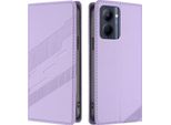 Custodia Per Realme C33, Custodia A Portafoglio In Finto Cuoio Con Slot Per Carte E Funzione Stand Violett