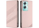 Custodia Per Oneplus Nord N30 Se, Custodia Portafoglio In Finto Cuoio Con Slot Per Schede E Funzione Stand Rosa