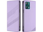 Custodia Per Realme 9 5G/Realme 9 Pro 5G, Custodia A Portafoglio In Finto Cuoio Con Slot Per Carte E Funzione Stand Violett