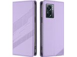 Custodia Per Oneplus Nord N300, Custodia A Portafoglio In Finto Cuoio Con Slot Per Schede E Funzione Stand Violett